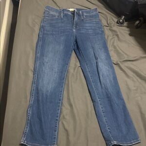 Madewell Women's Straight Leg Blue Jeans